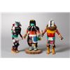 Image 2 : Four Hopi Kachina Dolls and Rattle