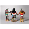 Image 4 : Four Hopi Kachina Dolls and Rattle