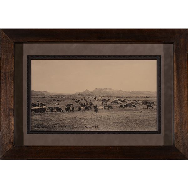 Coffrin's Old West Gallery, Laton Alton Huffman Photograph "Evening at the Roundup - Big Pumpkin Cre