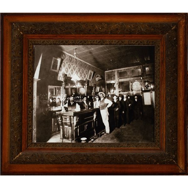 Old West Saloon Photo Nicely Framed