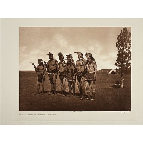 Edward S. Curtis, Arikara Medicine Ceremony - The Bears, 1908