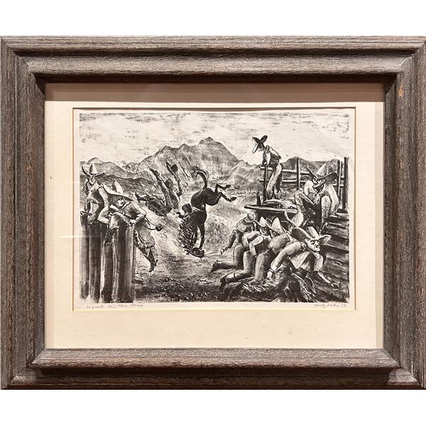 Adolf Dehn (1895-1968) "Fair Play Rodeo" Print