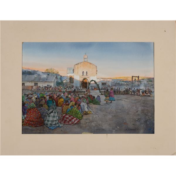 Brahim Bouhamadi (b. 1956), "Untitled, Tarahumara from the Copper Canyon area in northern Mexico, 20