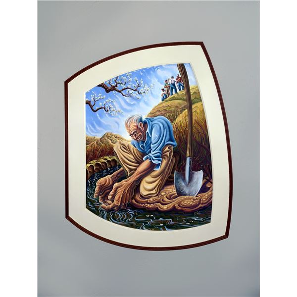 Jim Vogel (b.1964), "First Waters" 38"H, 30"W