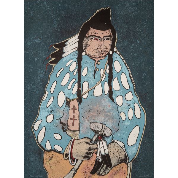 Kevin Red Star (Crow) b. 1943 Blue Sky