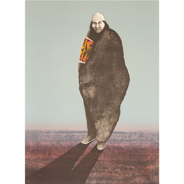 Ed Singer (Dine (Navajo), b.1951) "Bearskin Navvy"