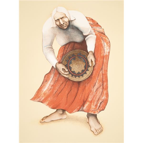 Ed Singer (Dine(Navajo) b. 1951) "The Center of Life" 1979