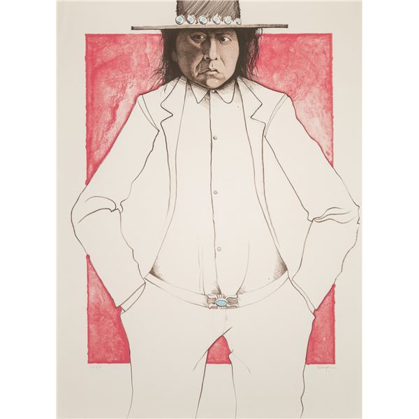 Ed Singer (Dine (Navajo) b. 1951) "Who is R.C. Gorman?"