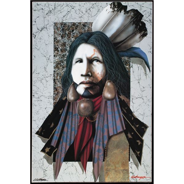 JD Challenger (1951-2023) "Prayer for Mother Earth" Signed & Numbered Gicleé on Canvas