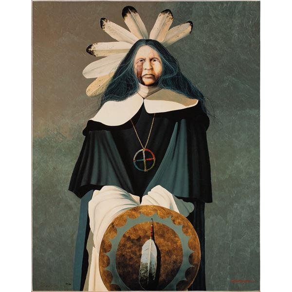 JD Challenger "White Man's Medicine" 28 x 22"