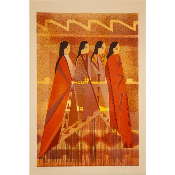 Virginia Stroud (Cherokee) 'The Robes I' Printers' Proof