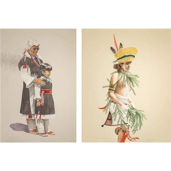 Two Stephen Fobris lithographs