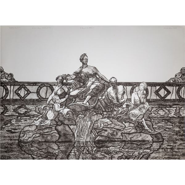 Leonard Lehrer b. 1935 "La Grazia de an Ildefonso" Lithograph