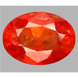 1.31ct Oval Cut Orange Red Padparascha Sapphire Appraisal Estimate $785 (GEM-8858)