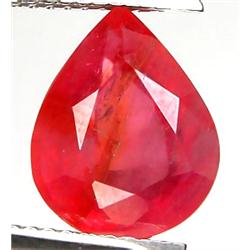 4.72ct Pear Cut Padparascha Sapphire Nigeria Appraisal Estimate $455 (GEM-8753)