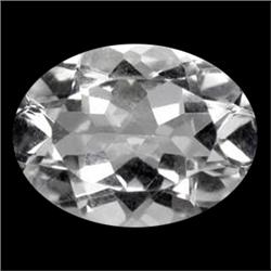 4.90ct Oval White Topaz Brazil  (GEM-17514)