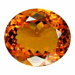 20.71ct AAA Madeira Oval Citrine  (GEM-17243)