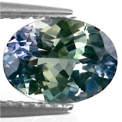 1.41ct Mind Blowing Top Luster Unheated Green Tanzanite FLAWLESS (GEM-16247)
