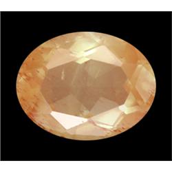 2.80ct Oval Unheated Natural Copper Orange Andesine VVS Appraisal Estimate $185 (GEM-14241)