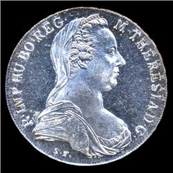 1780 Austria Maria Theresa Silver Thaler Gem Proofl DCAM (COI-5757)