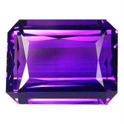 15.80ct AAA Top Purple Emerald Cut Amethyst (GEM-14785)