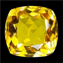 17.20ct Yellow Cushion Citrine (GEM-14635)