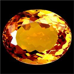 16.29ct AAA Madeira Oval Citrine (GEM-14346)