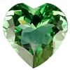 Image 1 : 17.00ct Green Tourmaline Quartz Heart Loose Gem (GEM-14006)