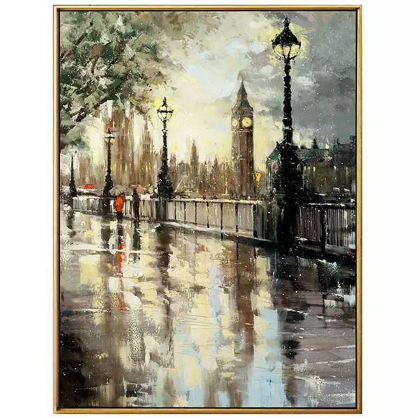 Elizabeth Tower in the Rain