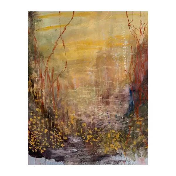 Autumn Frost and Red Leaves