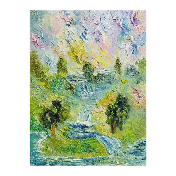 Golden Waterfall Brings Fortune