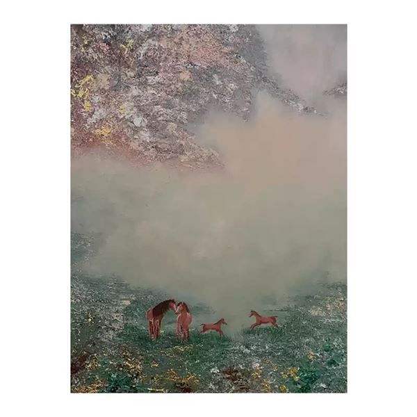 Foals in the Misty Plains