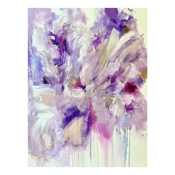 Purple Flames, Frozen Blossoms