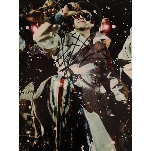 Elton John signed photo