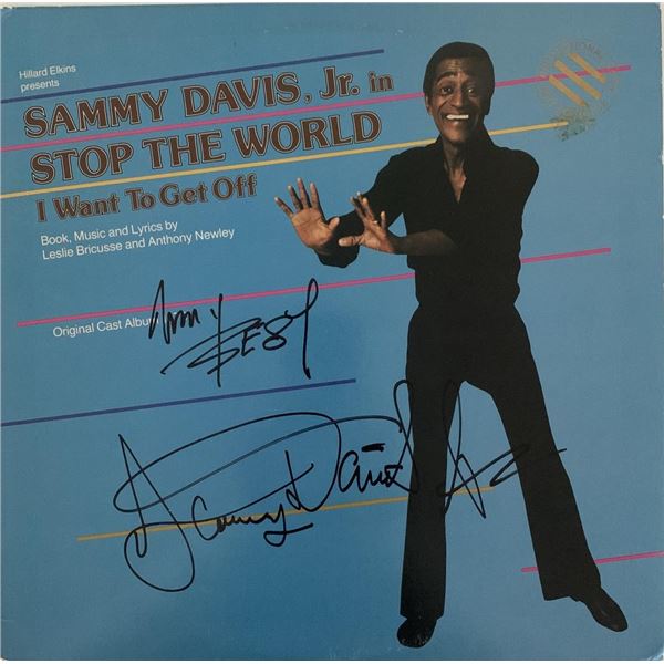 Sammy Davis Jr. Stop The World I Want To Get Off signed album. GFA Authenticated