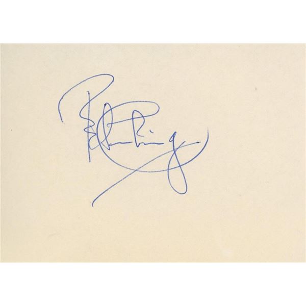 Dracula Peter Cushing signature cut. GFA Authenticated