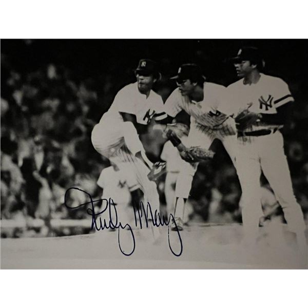 Rudy May signed photo