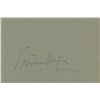Image 1 : Gone With The Wind Vivien Leigh signature cut. GFA Authenticated