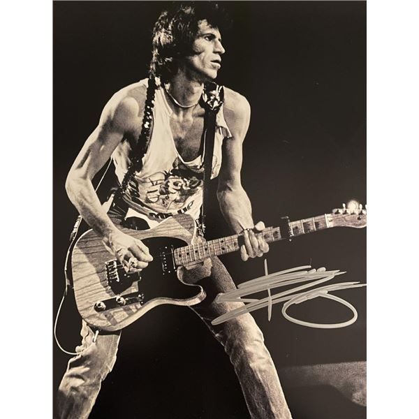 Rolling Stones Keith Richards signed photo