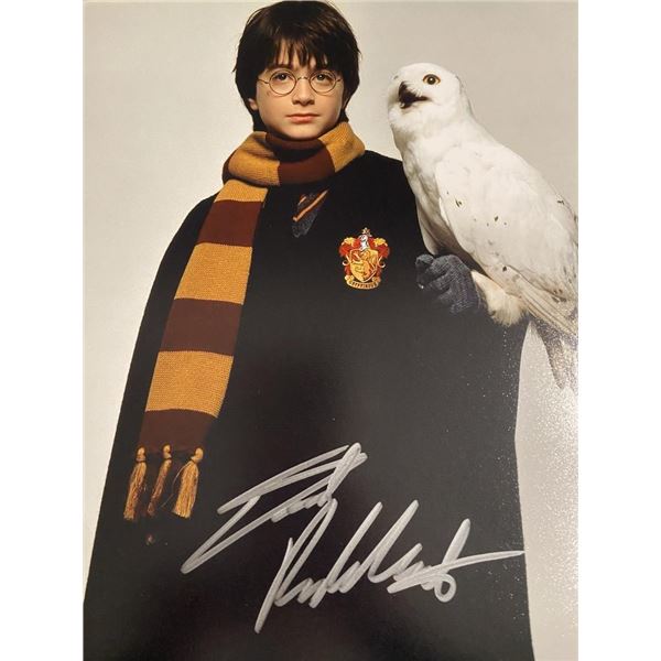 Harry Potter Daniel Radcliffe signed movie photo