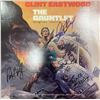 Image 1 : The Gauntlet cast signed sound track. GFA Authenticated