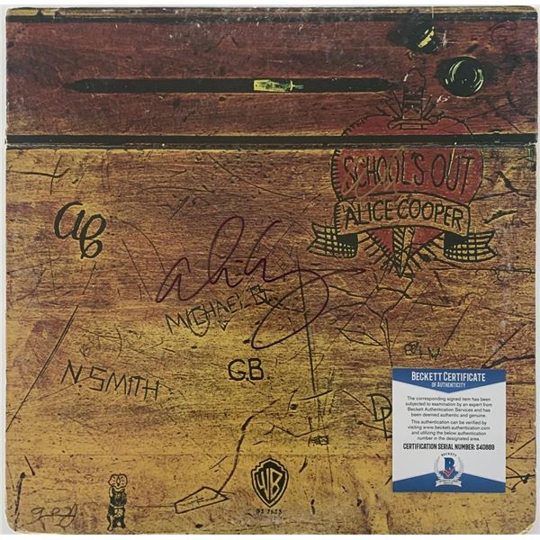 Alice Cooper School's Out signed album