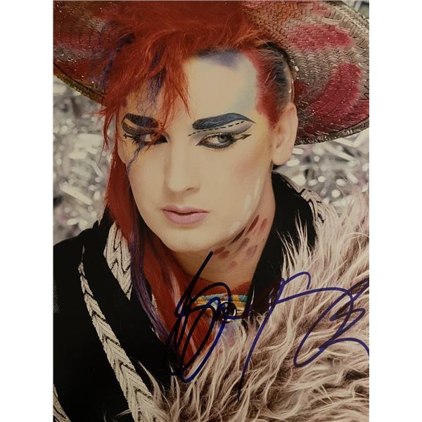 Culture Club Boy George signed photo