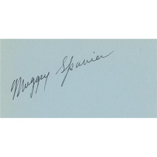 Muggsy Spanier Original Signature
