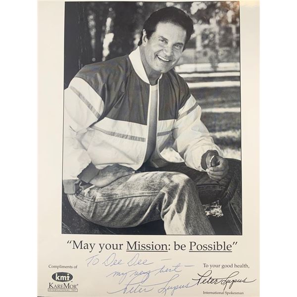 Mission Impossible Peter Lupus Jr. signed photo