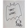 Image 1 : Batman Bob Kane original hand drawn signed sketch