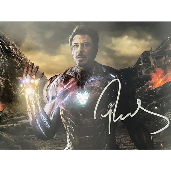Iron Man Robert Downey Jr. signed movie photo