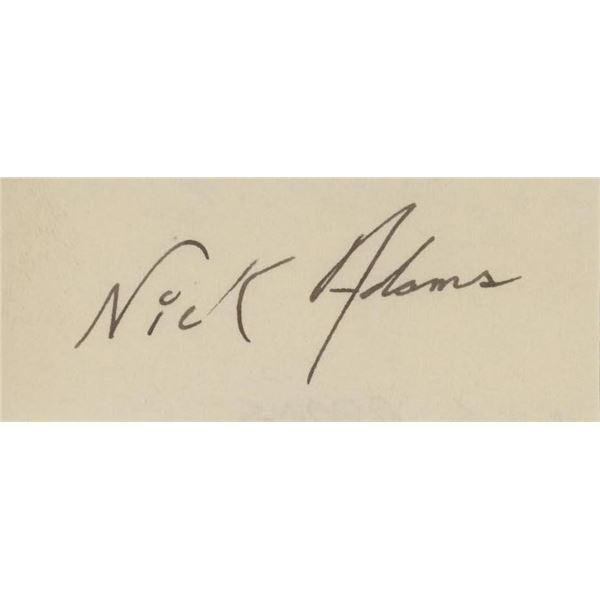 Rebel Without A Cause Nick Adams signature cut