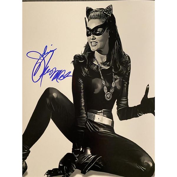 Batman Julie Newmar signed photo