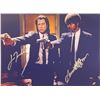 Image 1 : Pulp Fiction John Travolta and Samuel L. Jackson facsimile signed movie photo